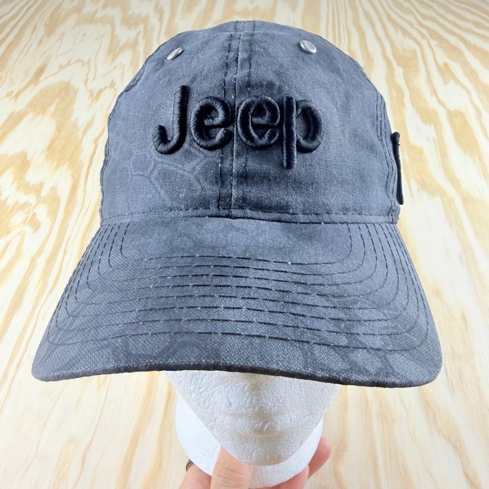Jeep American Legend Kryptek Camo Hat Black Q3 Quick Dry Adjustable Baseball Cap